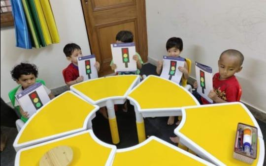 Kilkaari preschool and day care preschool building in Sector 55, Gwal Pahari