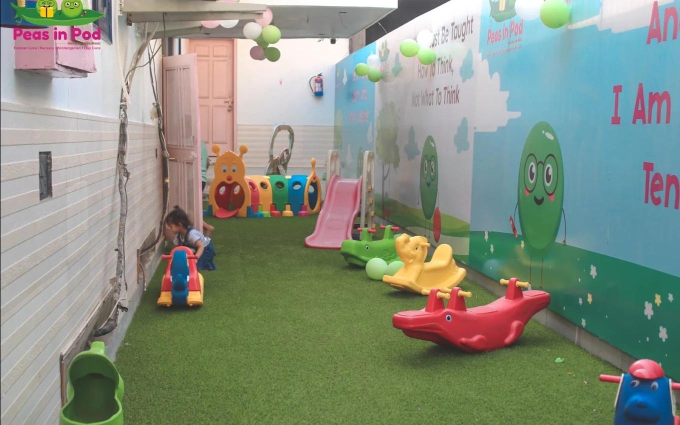 Peas in Pod Preschool Sector 122 preschool building in Sector 122, Noida