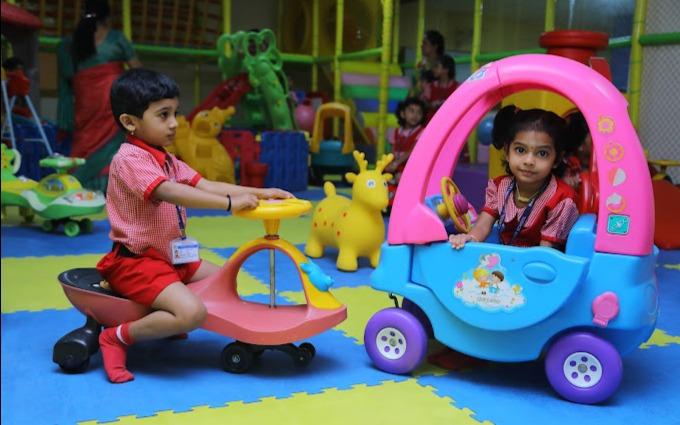 Wonder Kids Girinagar preschool building in Girinagar, Bengaluru