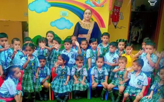 Blooming Buds School and Day Care preschool building in Sector 1, Chandigarh