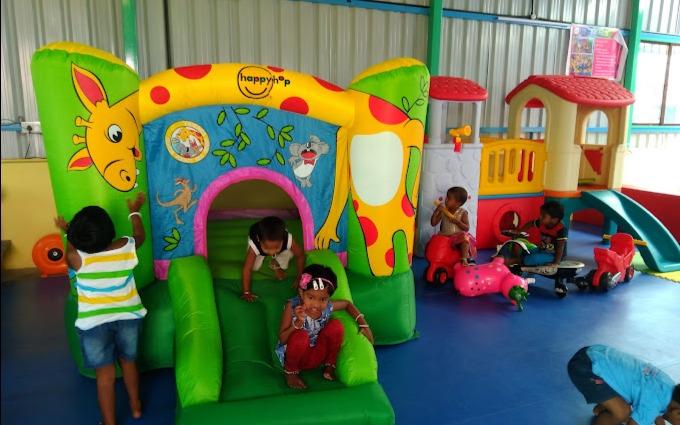 Kidz Village Hosur preschool building in Thiruvallur Nagar, Hosur