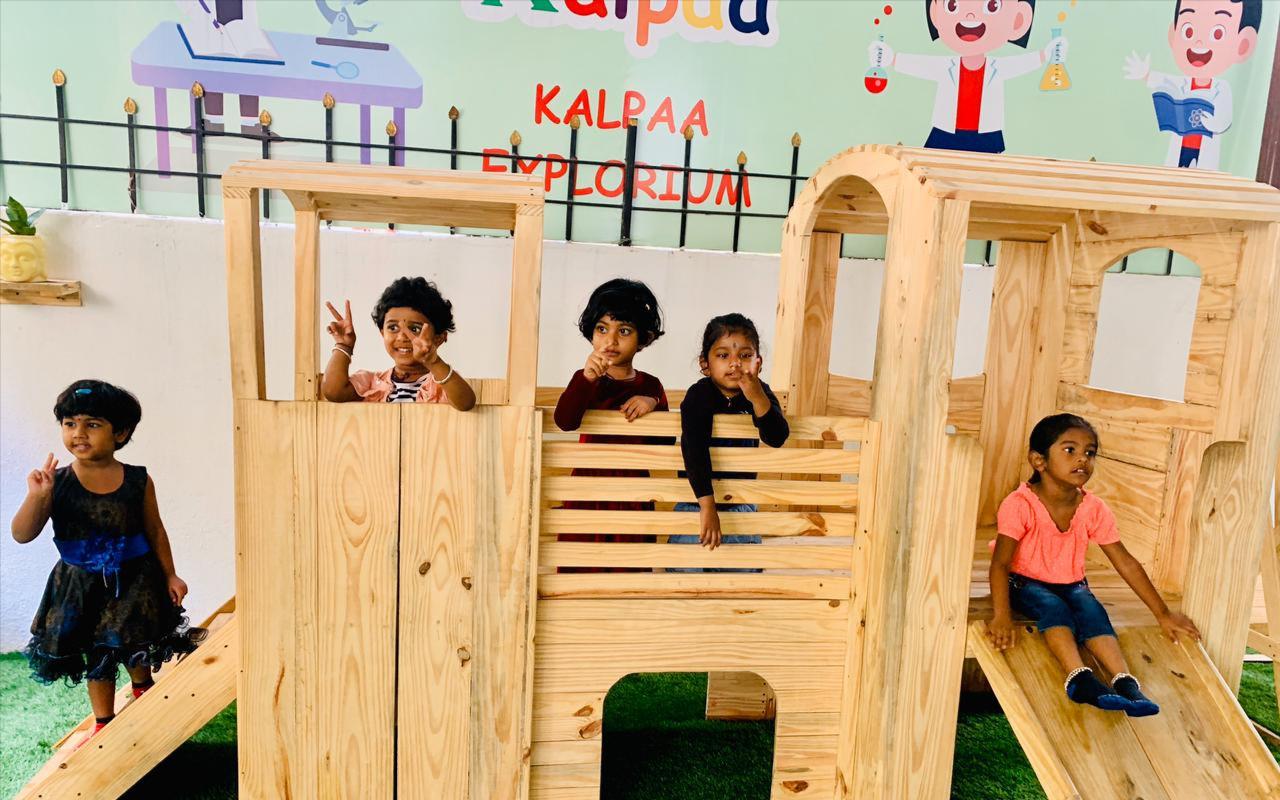 Kalpaa Pre-School preschool building in Gottigere, Bengaluru