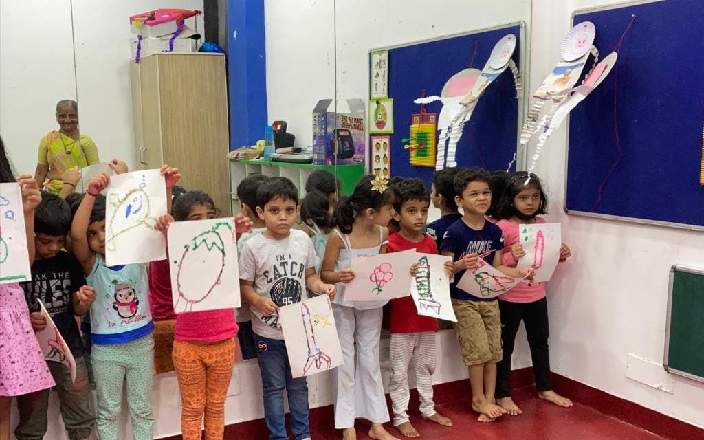 Euro Kids preschool building in Thane, Mumbai