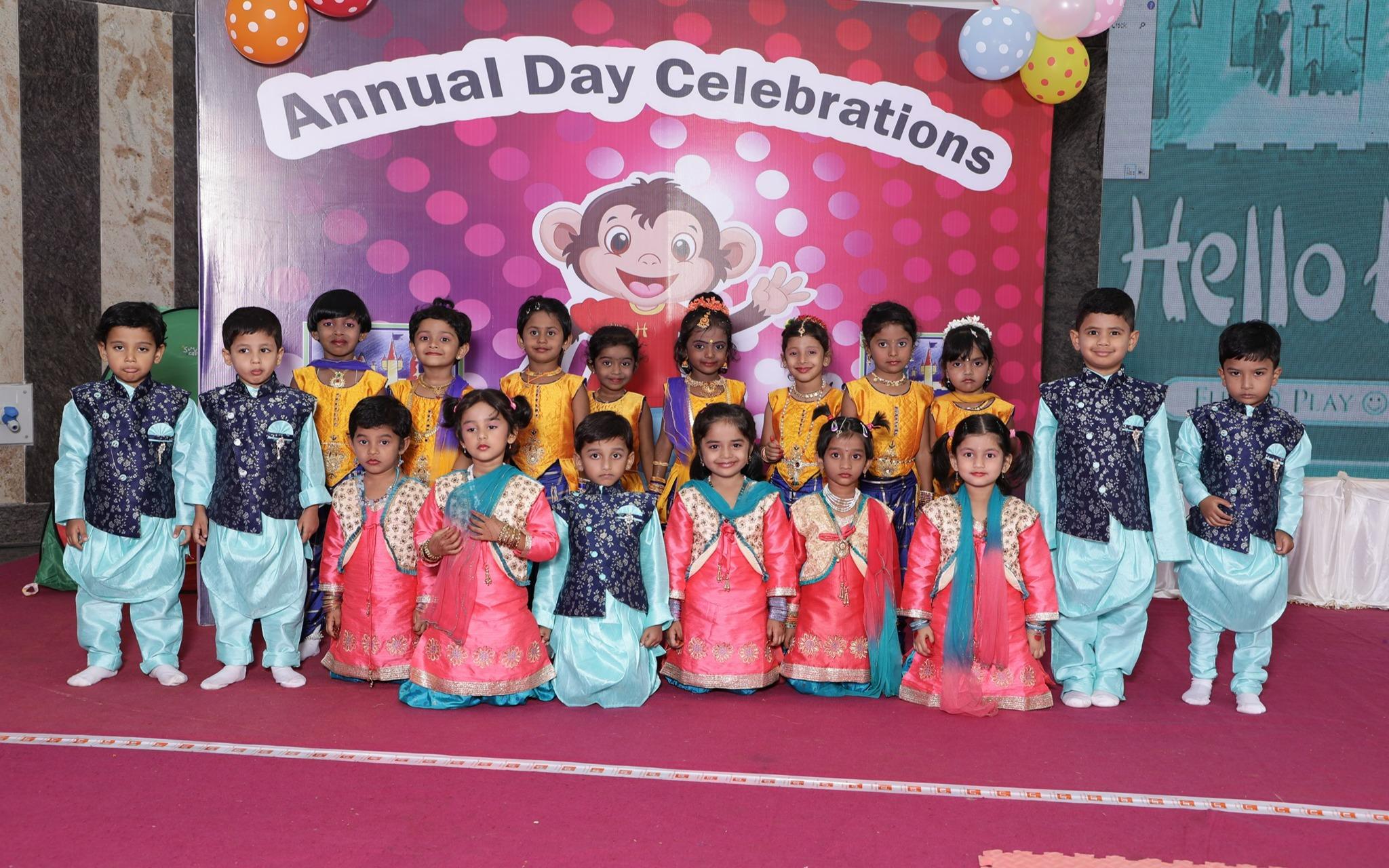 Hello Kids - Flowers preschool building in Vidyamanya Nagar, Bengaluru