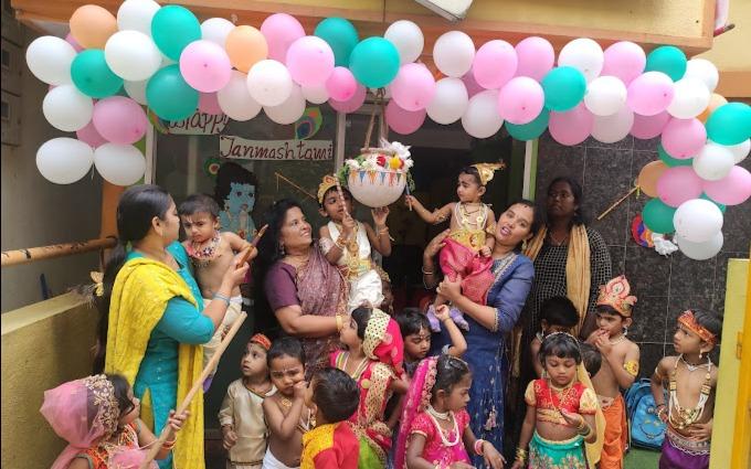 Kidscampus International Pre-school preschool building in Munnekollal, Bengaluru