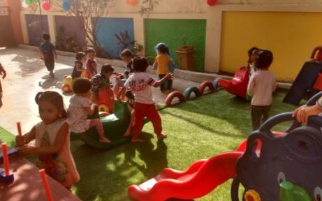 Shishu Kunj Kachiguda preschool building in Kachiguda, Hyderabad