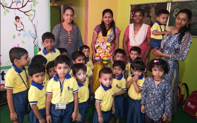 Flying Birds International preschool building in Ambarnath West, Mumbai