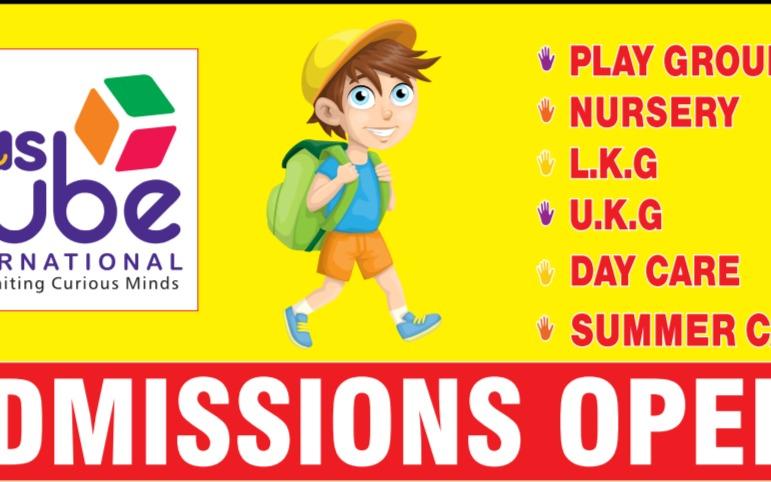 Kids Cube international  preschool and daycare preschool building in New Town Yelahanka, Bengaluru