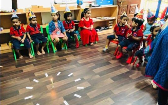 Cambridge Montessori Pre School preschool building in Hadapsar, Pune