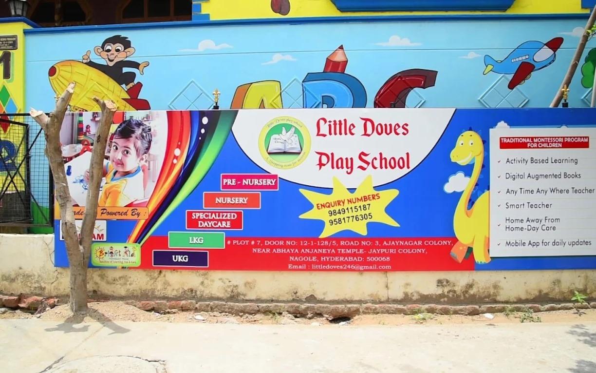 Little Doves Preschool preschool building in Nagole, Hyderabad