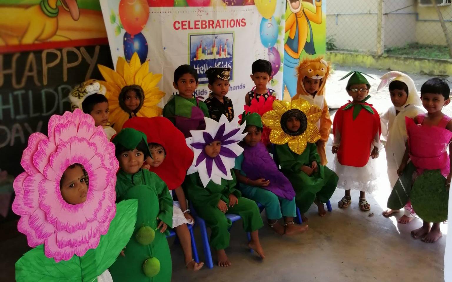 Hello  Kids Little Hands preschool building in Tambaram, Chennai