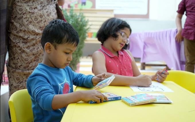 Helen O Grady Vellalore preschool building in Vellalore, Coimbatore