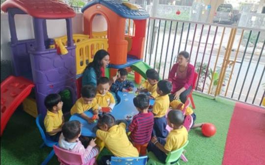 Kidz Junction Pre School & Daycare preschool building in Kamothe, Navi Mumbai
