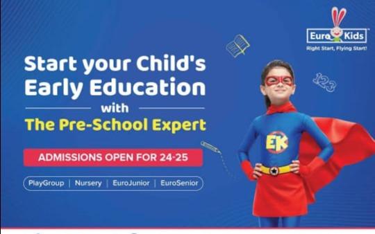 Euro kids preschool building in Thergaon, Pune