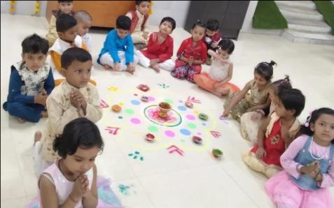 Smiley International Kishangarh preschool building in Kishangarh, New Delhi