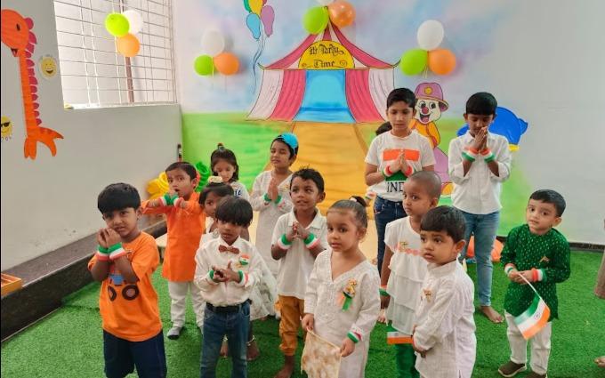 Little Elly preschool building in Bhattarahalli, Bengaluru