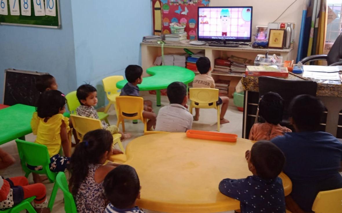 Shine Preschool & Daycare preschool building in Chanda Nagar, Hyderabad