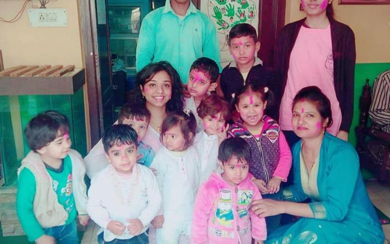 Little Incredibles preschool building in Kamla Nagar, New Delhi