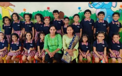 kleinkinder Pre-school preschool building in Ravet, Pune