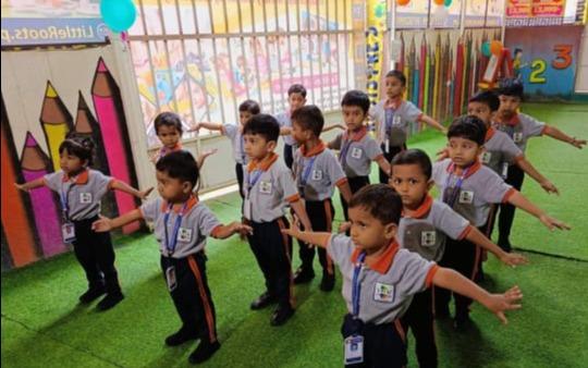 Little Roots Preschool  And Daycare preschool building in Hadapsar, Pune