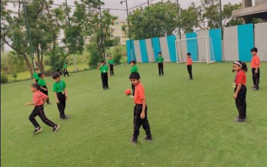 Kidzee preschool building in Wagholi, Pune