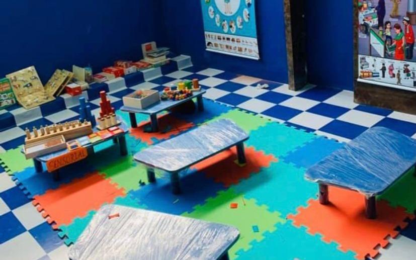 Kidzee preschool building in Lajpat Nagar, Kanpur