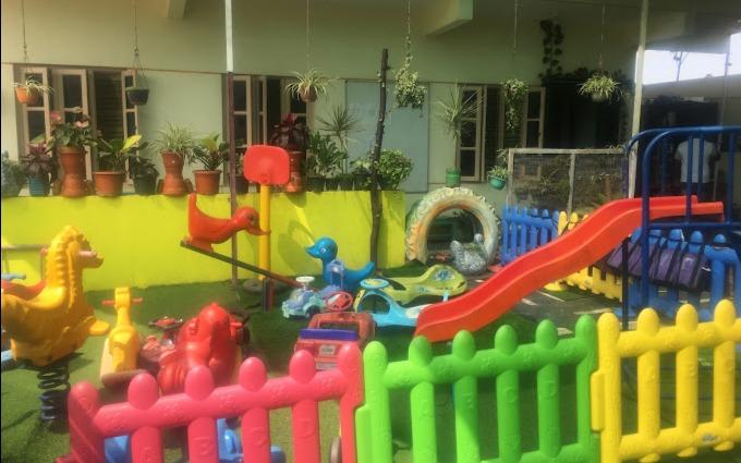 LittleParrots Pre School preschool building in Magadi Road, Bengaluru