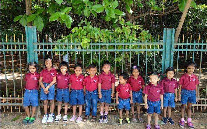 Siddhi Montessori preschool building in Basaveshwara Nagar, Bengaluru