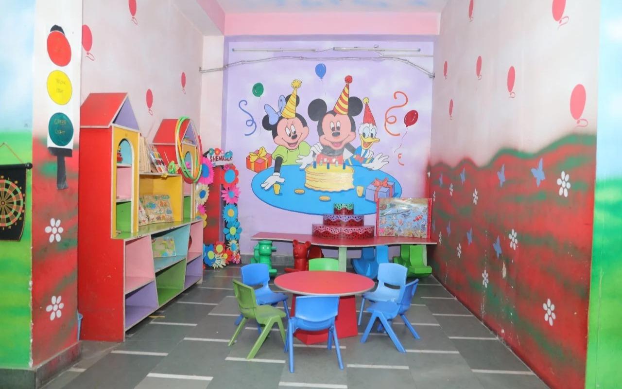 Shemrock Shining Stars2 preschool building in Narela, New Delhi