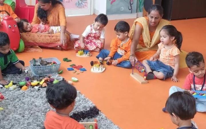 Kids Cube International Preschool preschool building in Rajarajeshwari Nagar, Bengaluru