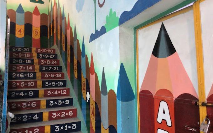 Aaryan’s natkhat Bachpan play school preschool building in Uttam Nagar, New Delhi