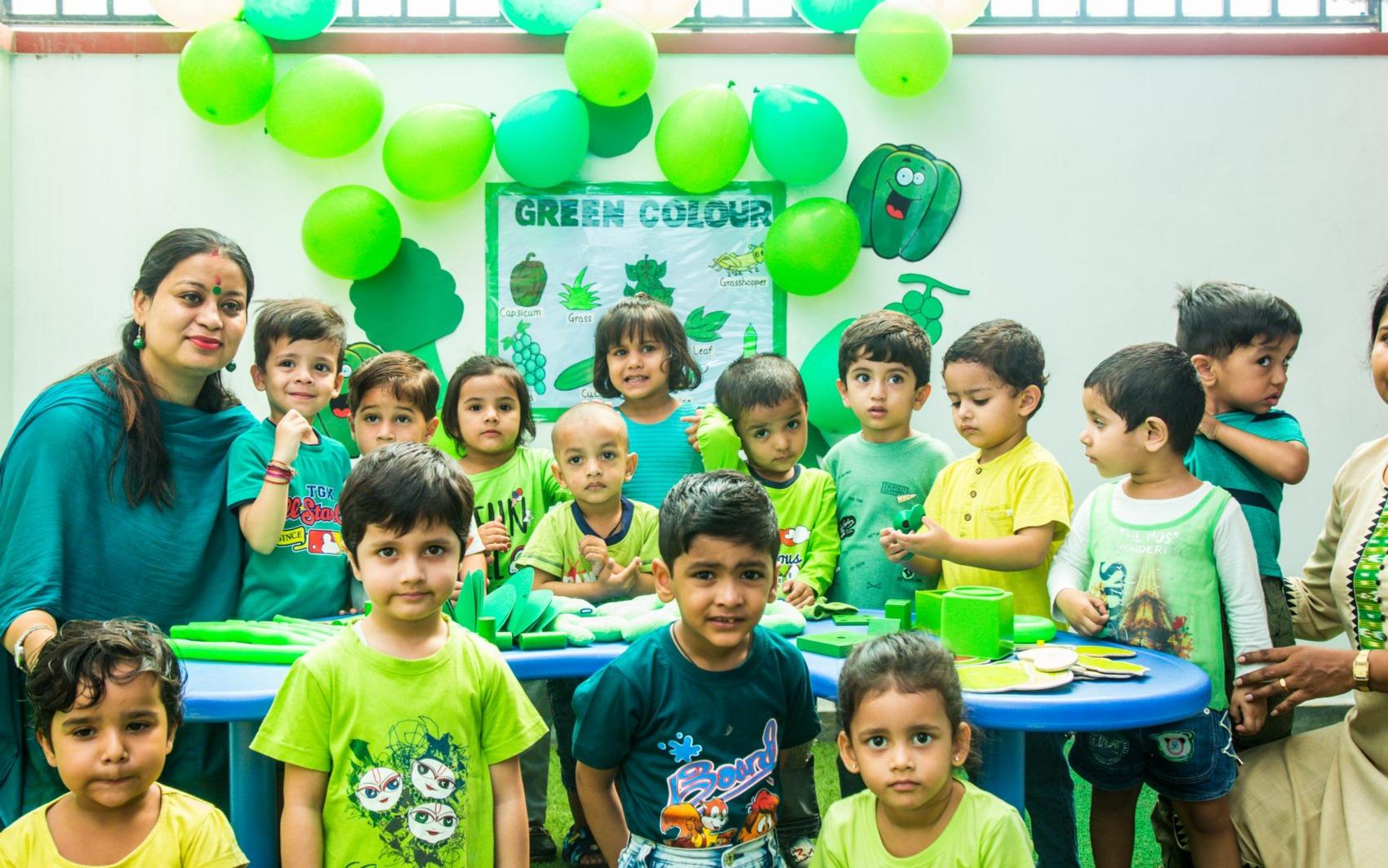 Jelly Baby Playschool preschool building in Sector 43, Faridabad