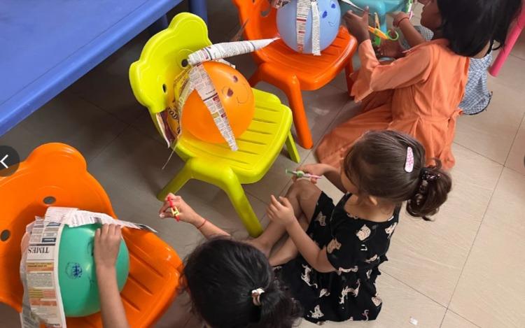Shining Stars Ramgopalpet preschool building in Ramgopalpet, Hyderabad