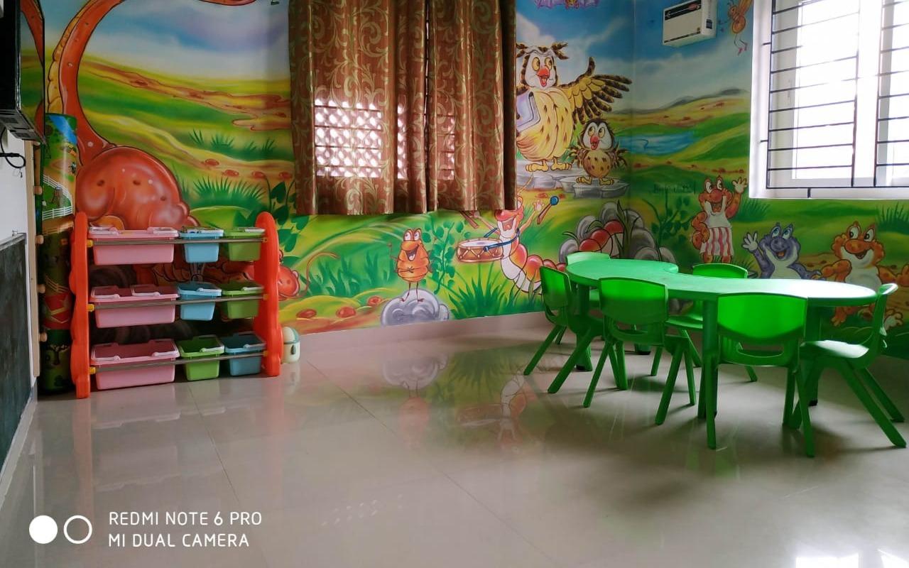 Little Elly preschool building in Sholinganallur, Chennai