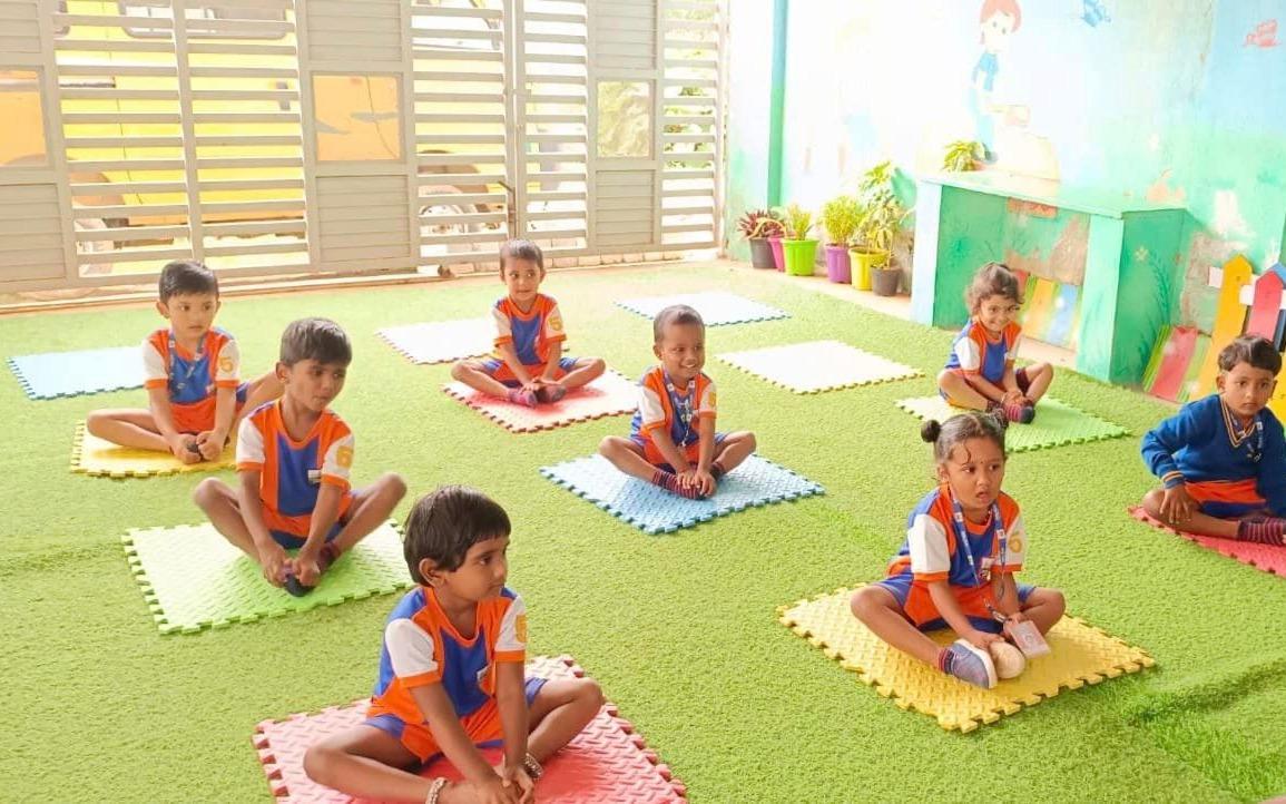 Hello Kids - Pomelo Preschool preschool building in Bidarahalli, Bengaluru