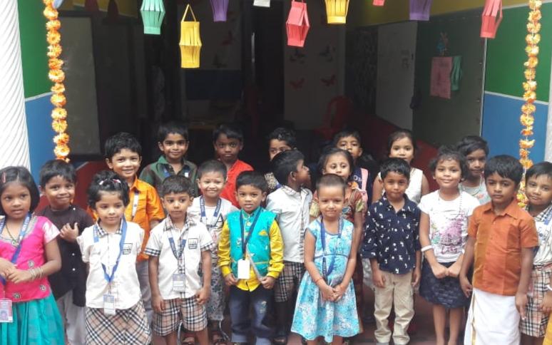 Hello Kids - Daffodils preschool building in Reddiyarpalayam, Puducherry