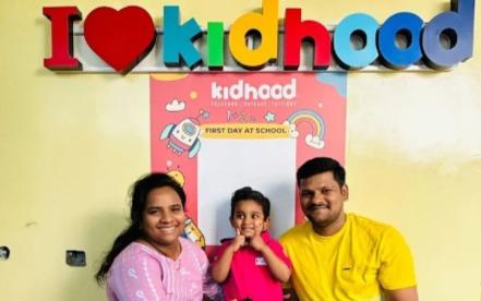 Kidhood Manikonda preschool building in Rahara, Kolkata