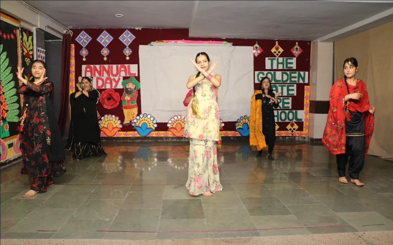 The Golden Gate Pre School Rohini preschool building in Sector 22 Rohini, New Delhi