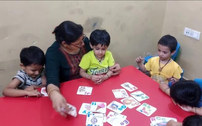 Faith Child Care Bakhtawar Chowk preschool building in Palam Colony, New Delhi