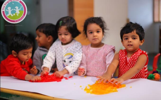 The Singing Bowl Vihanga preschool building in Gachibowli, Hyderabad