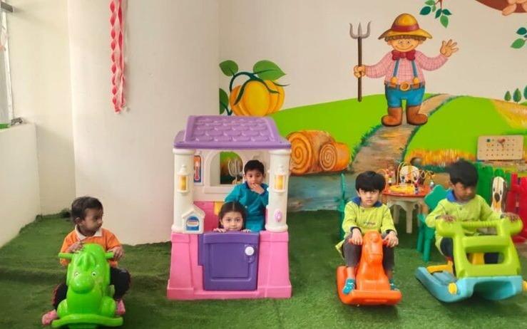 My School ITALY Mind Space preschool building in Madhapur, Hyderabad