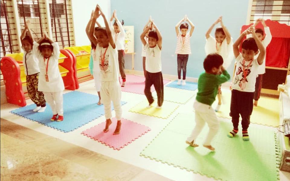 Kidzee preschool building in Begur Road, Bengaluru