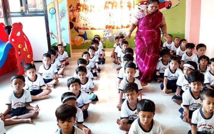 Anandi Gopal Nursery preschool building in Warulwadi, Narayangaon