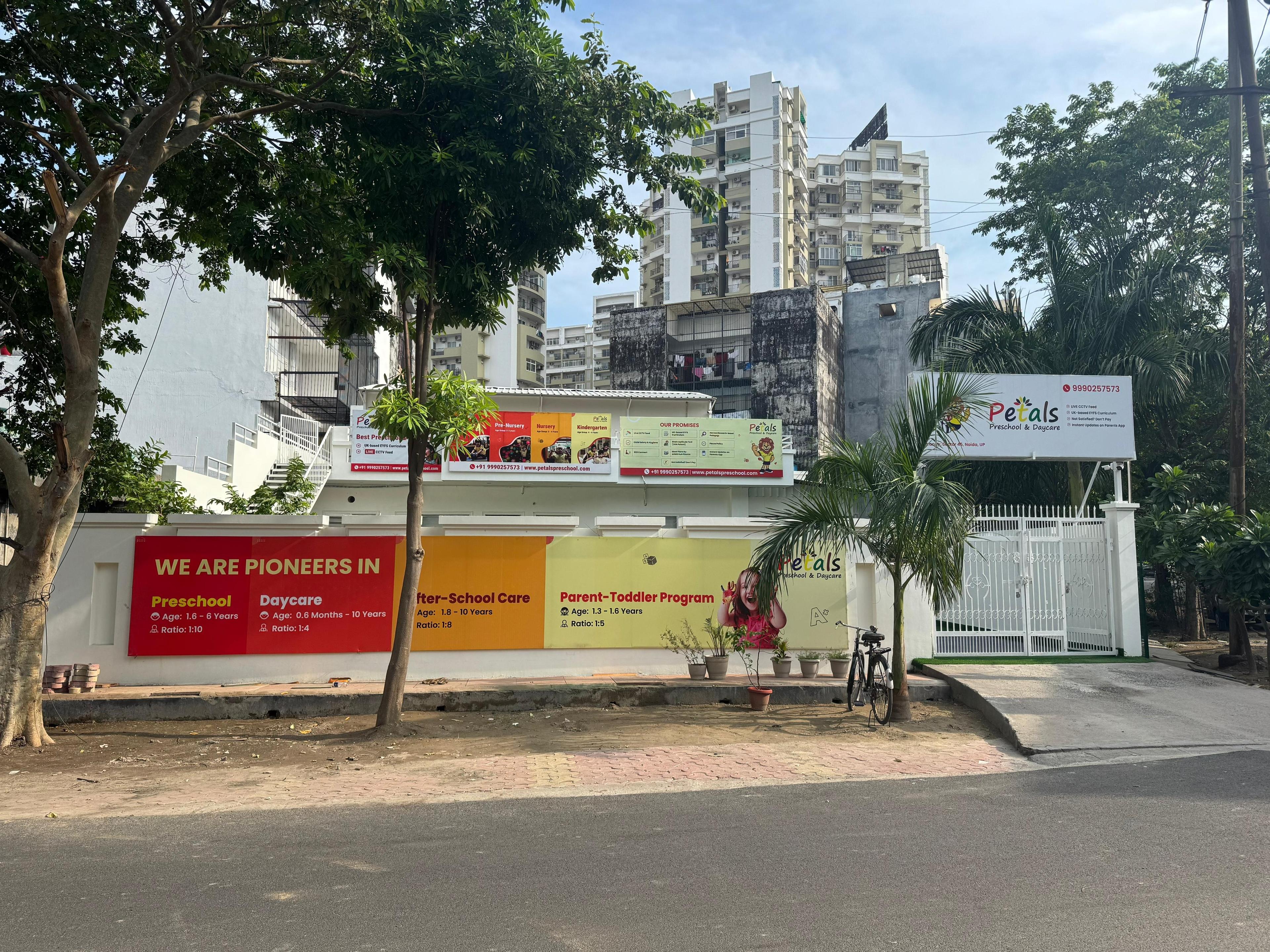 Petals Preschool Sector 45 Noida preschool building in Sector 45, Noida