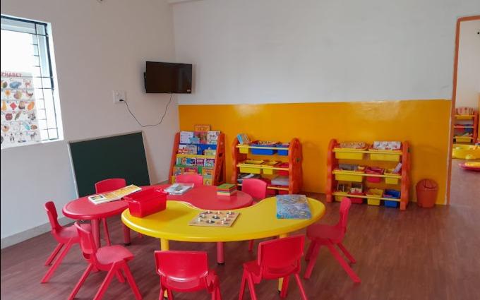 Rainbow Kiddies International Preschool preschool building in Kodigehalli, Bengaluru
