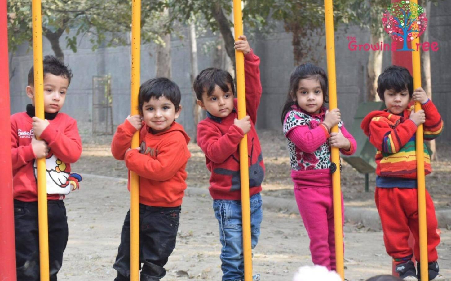 The Growing Tree Kindergarten & Daycare preschool building in Ashok Nagar, New Delhi
