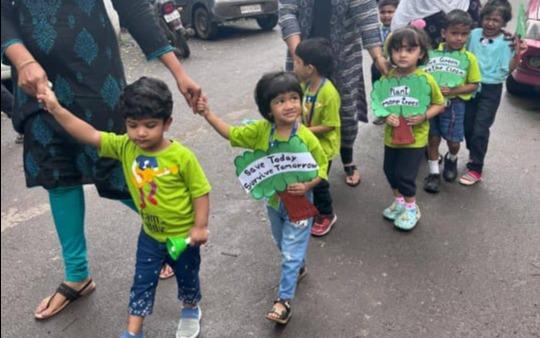 EuroKids Pre-School at Pune-Fatima Nagar preschool building in Wanowrie, Pune