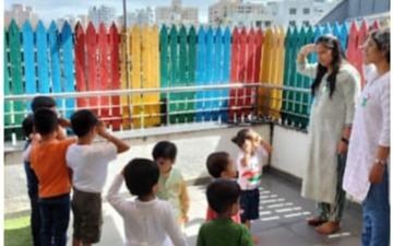 Curiouspods Preschool  And  DayCare preschool building in Wakad, Pune