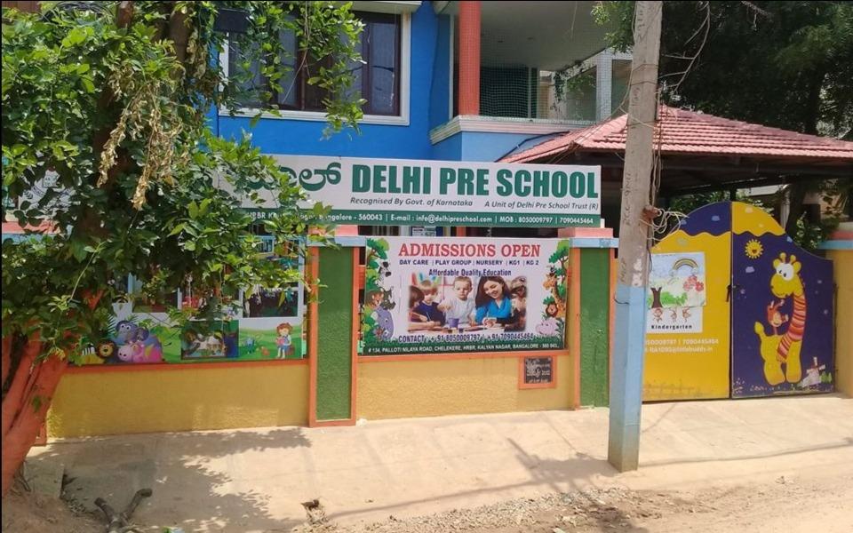 Delhi Preschool preschool building in Kalyan Nagar, Bengaluru
