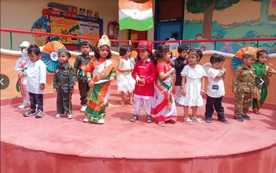 Shemrock Heritage Rohini preschool building in Rohini, New Delhi